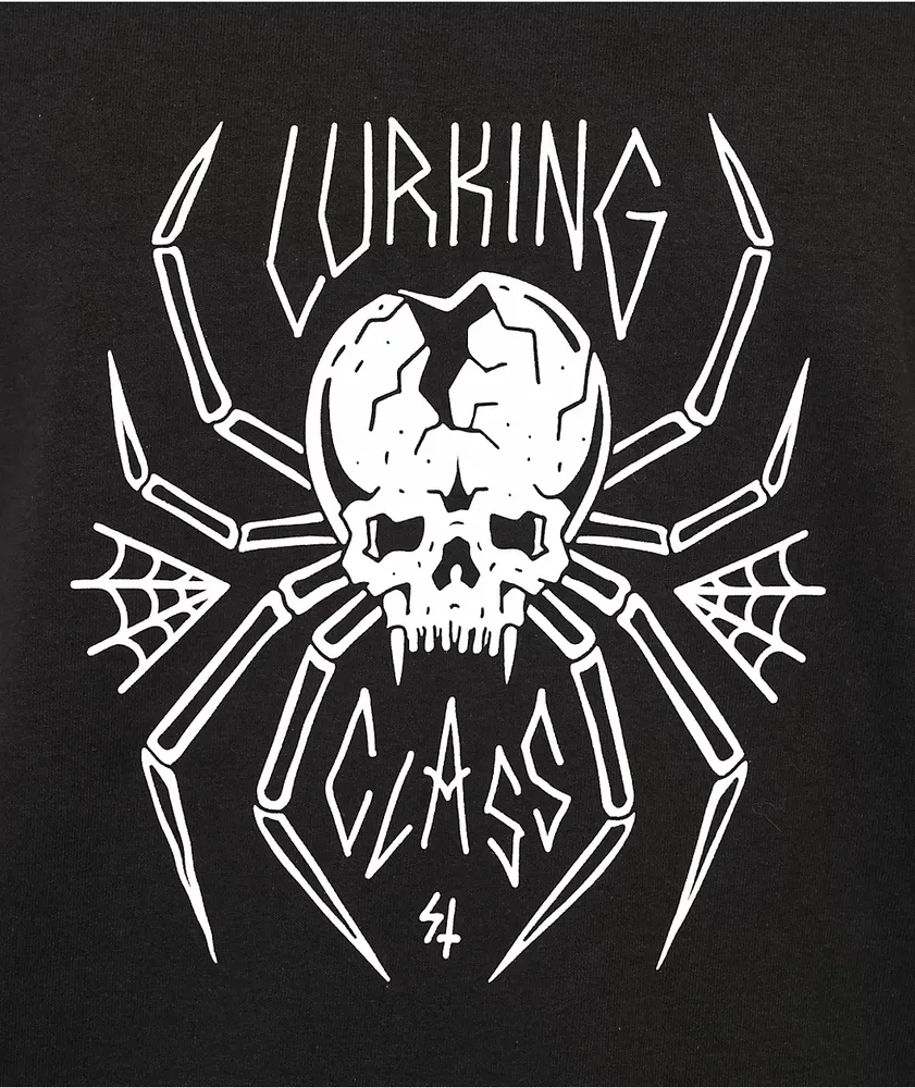 Lurking Class by Sketchy Tank Arachnid Black T-Shirt
