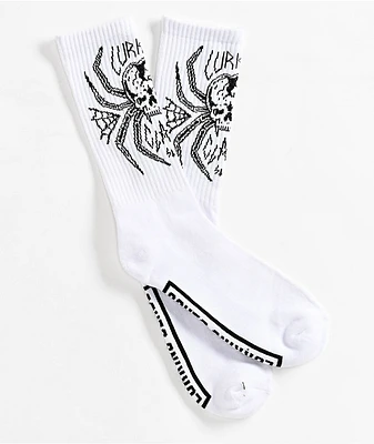 Lurking Class by Sketchy Tank Arachnid White Crew Socks