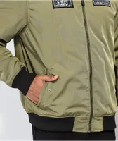 Lurking Class by Sketchy Tank Army Green Bomber Jacket