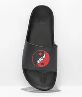 Lurking Class by Sketchy Tank Balance Black Slide Sandals