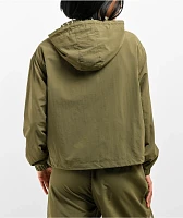 Lurking Class by Sketchy Tank Barbed Web Olive Zip Jacket