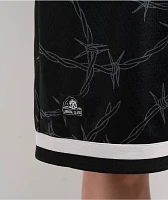 Lurking Class by Sketchy Tank Barbed Wire Black Mesh Shorts