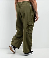 Lurking Class by Sketchy Tank Barbed Wire Olive Parachute Pants