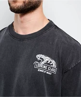 Lurking Class by Sketchy Tank Beware Of Snakes Black Wash T-Shirt