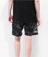 Lurking Class by Sketchy Tank Black Camo Sweat Shorts