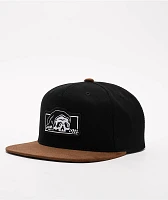 Lurking Class by Sketchy Tank Box Logo Brown & Black Snapback Hat