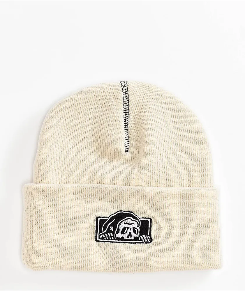 Lurking Class by Sketchy Tank Box Logo Contrast Stitch Birch Beanie