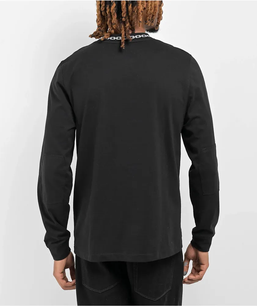 Lurking Class by Sketchy Tank Chains Black Long Sleeve T-Shirt