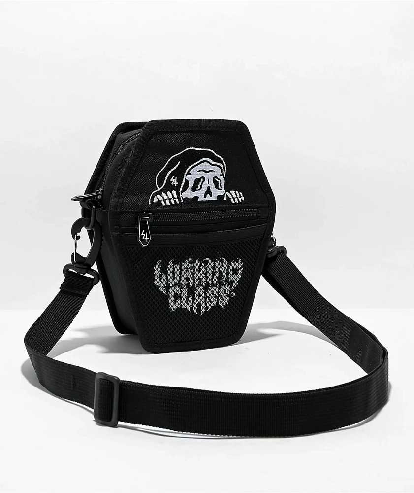 Lurking Class by Sketchy Tank Coffin Black Crossbody Bag