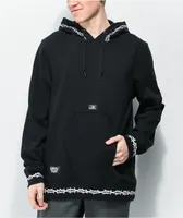 Lurking Class by Sketchy Tank Coffin Pocket Black Hoodie