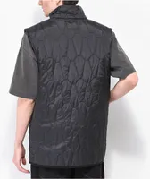 Lurking Class by Sketchy Tank Coffin Quilted Black Vest
