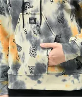 Lurking Class by Sketchy Tank Coffin Tan & Grey Tie Dye Hoodie