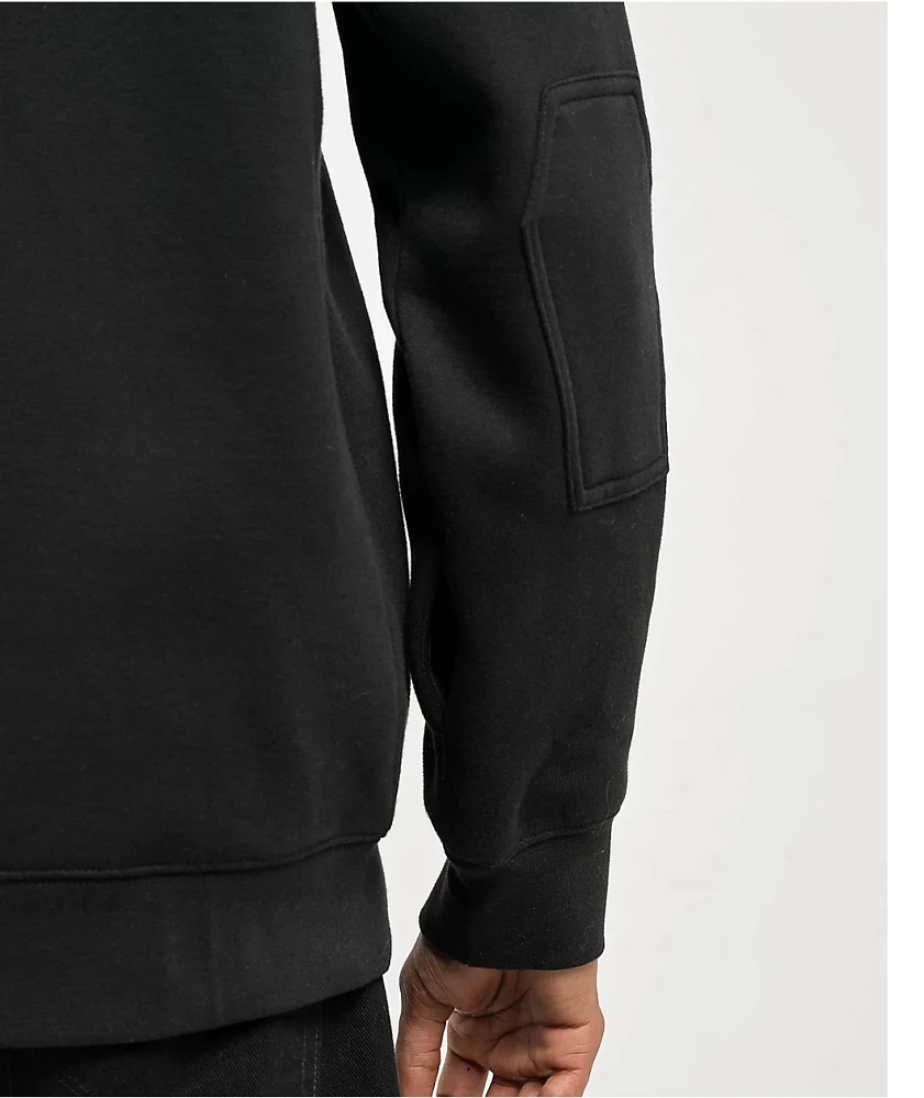 Lurking Class by Sketchy Tank Corner Black Zip Hoodie