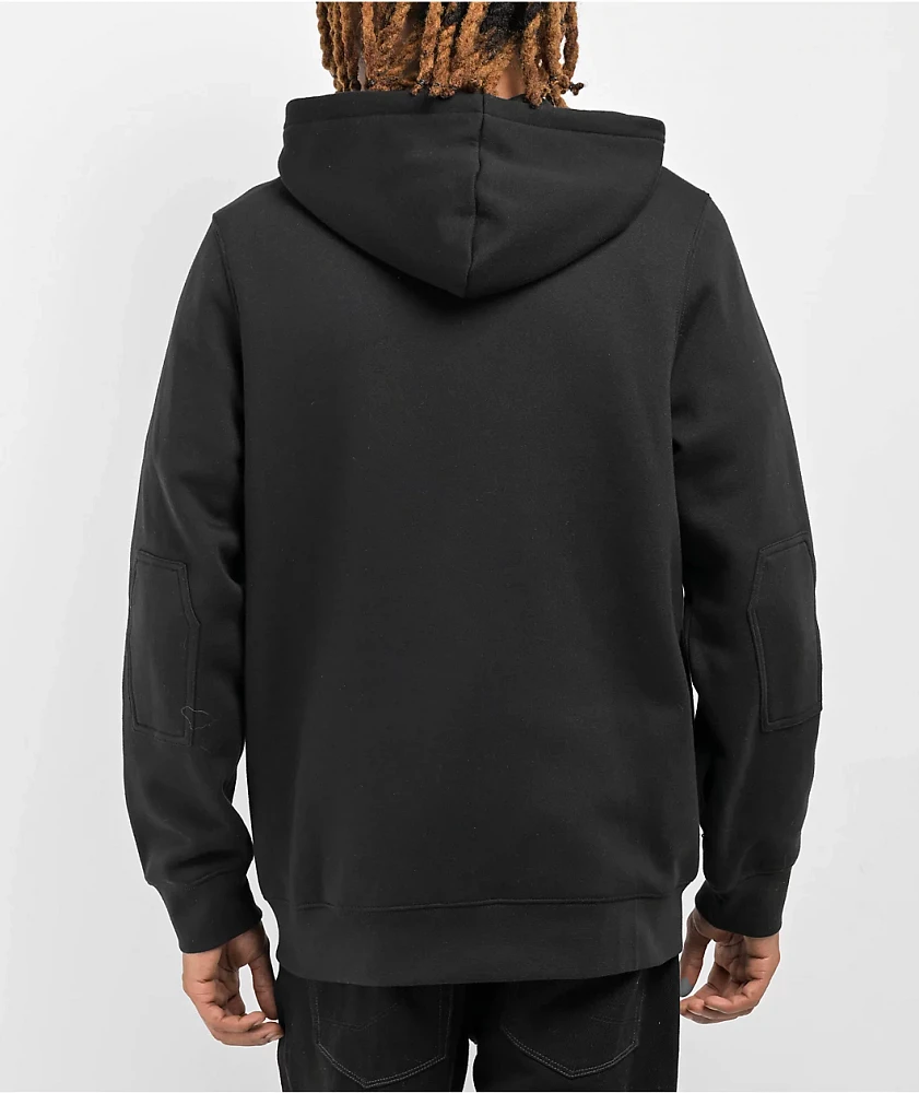 Lurking Class by Sketchy Tank Corner Black Zip Hoodie