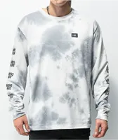 Lurking Class by Sketchy Tank Cracked White Tie Dye Long Sleeve T-Shirt