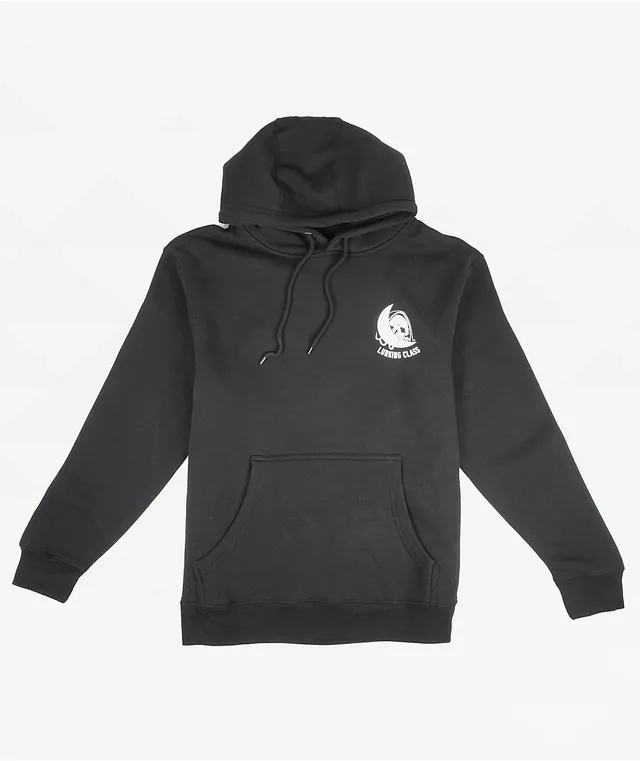 Lurking Class by Sketchy Tank Spider Web Black Fleece Zip Hoodie