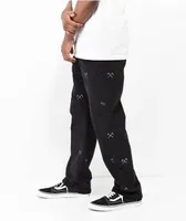 Lurking Class by Sketchy Tank Crossed Black Corduroy Pants