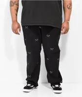 Lurking Class by Sketchy Tank Crossed Black Corduroy Pants