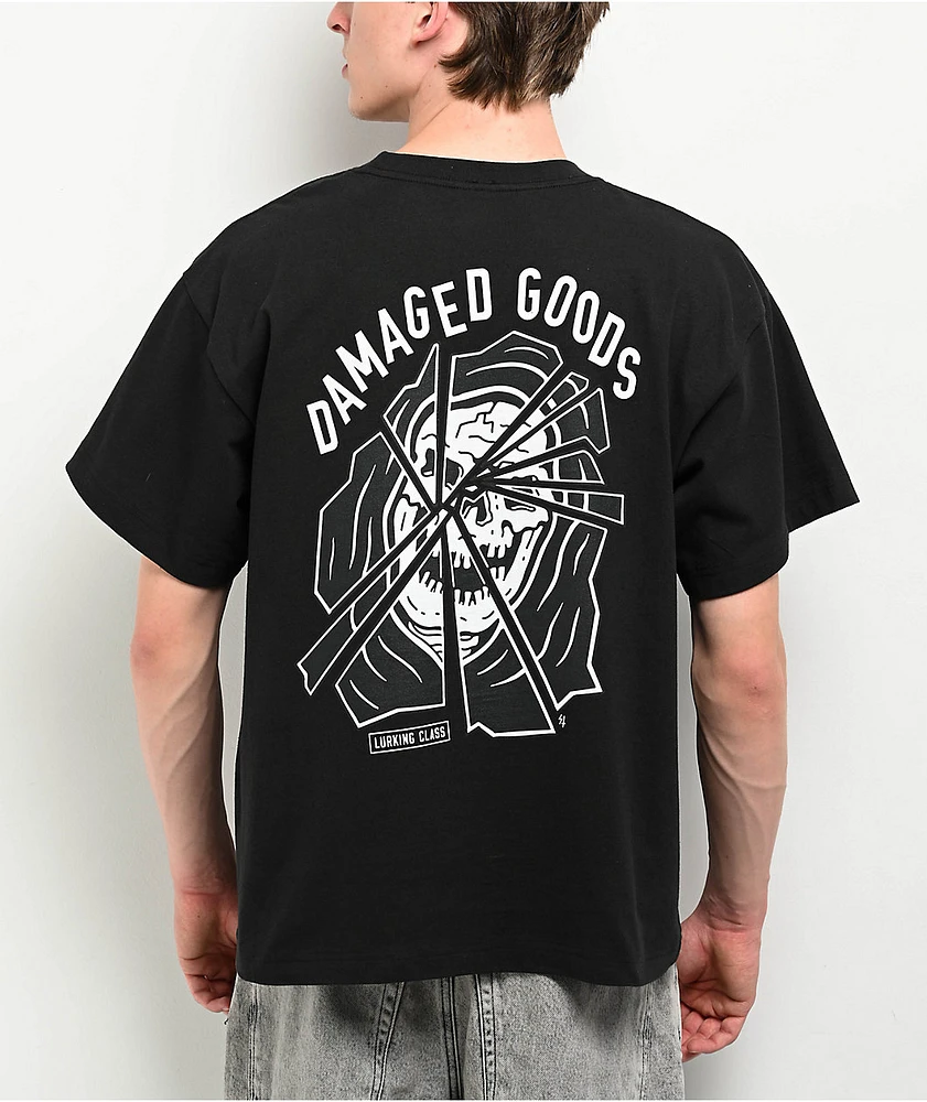 Lurking Class by Sketchy Tank Damaged Goods Black T-Shirt