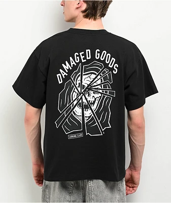 Lurking Class by Sketchy Tank Damaged Goods Black T-Shirt