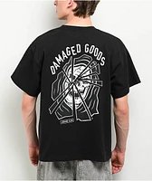 Lurking Class by Sketchy Tank Damaged Goods Black T-Shirt