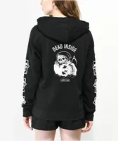 Lurking Class by Sketchy Tank Dead Inside Black Hoodie