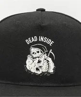 Lurking Class by Sketchy Tank Dead Inside Black Snapback Hat