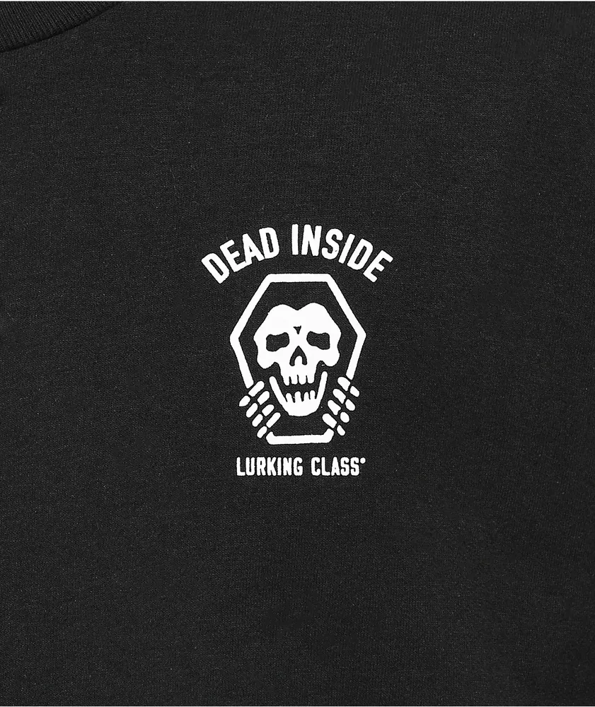 Lurking Class by Sketchy Tank Dead Inside Black T-Shirt