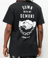 Lurking Class by Sketchy Tank Demons Icon Black & White T-Shirt