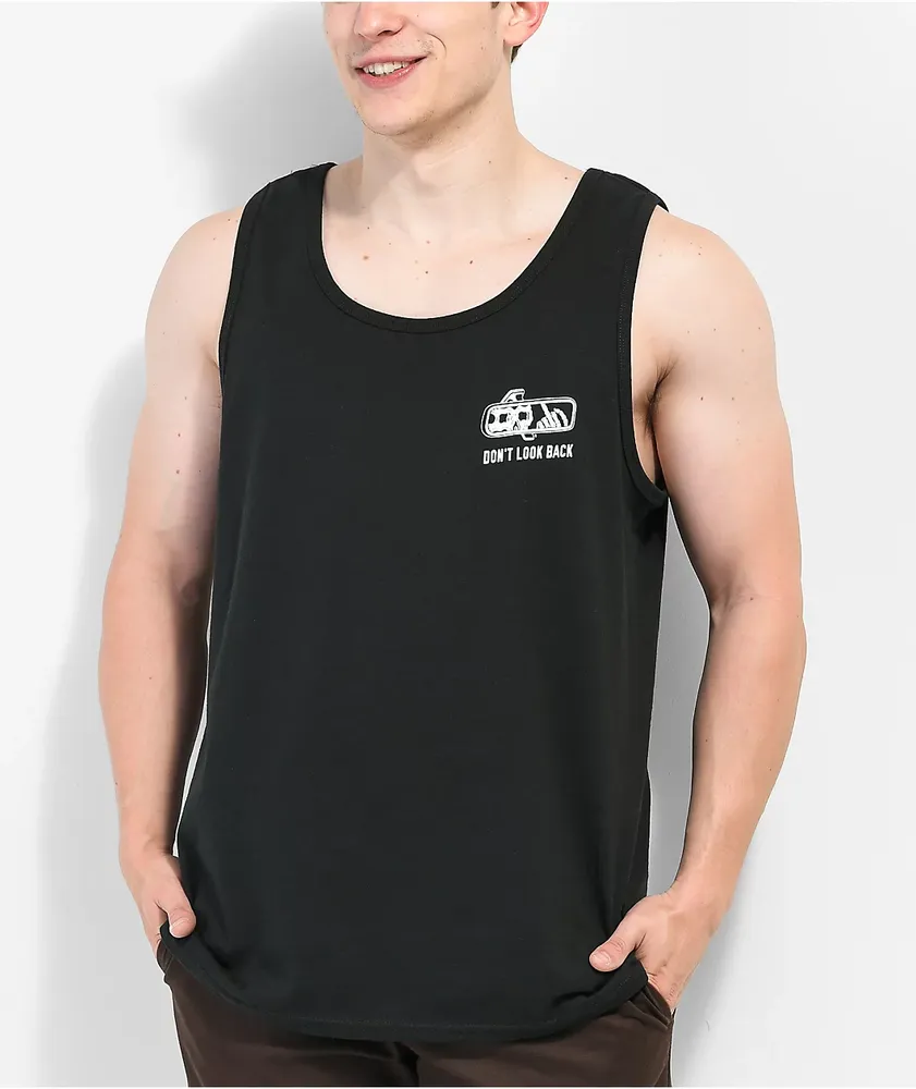 Lurking Class by Sketchy Tank Don't Look Back Black Tank Top