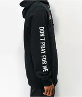 Lurking Class by Sketchy Tank Don't Pray For Me Black Hoodie