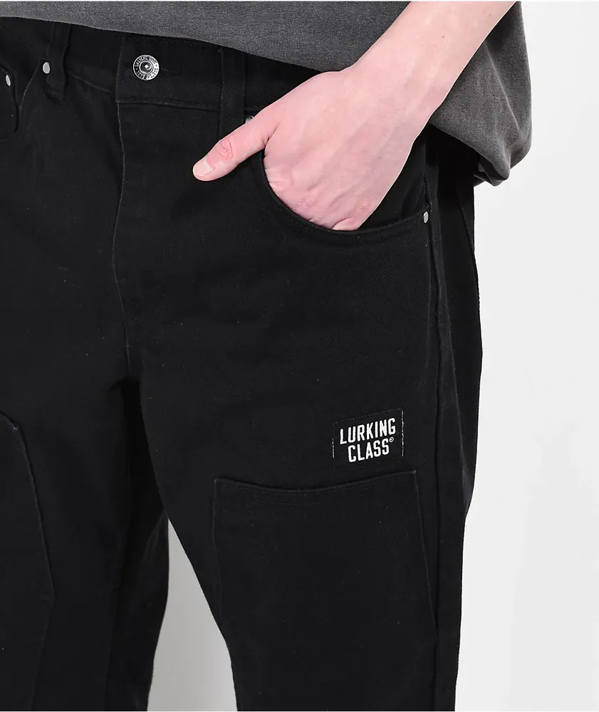 Lurking Class by Sketchy Tank Double Coffin Black Denim Jeans