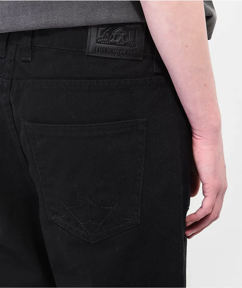 Lurking Class by Sketchy Tank Double Coffin Black Denim Jeans