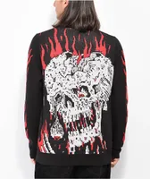 Lurking Class by Sketchy Tank Face Melter Black Sweater