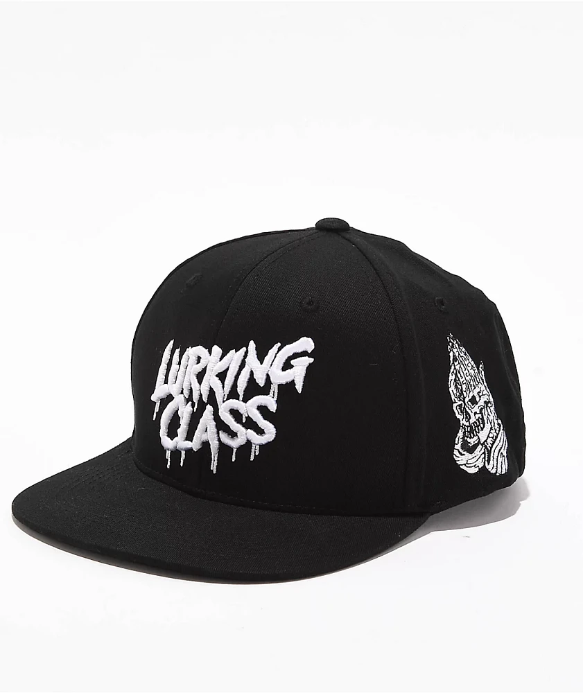 Lurking Class by Sketchy Tank Flash Art Black Snapback Hat