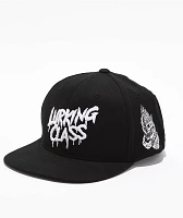 Lurking Class by Sketchy Tank Flash Art Black Snapback Hat