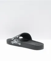 Lurking Class by Sketchy Tank Flash Black & White Slide Sandals