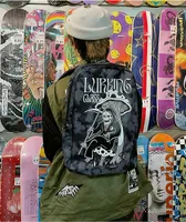 Lurking Class by Sketchy Tank Fungal Black Tie Dye Backpack