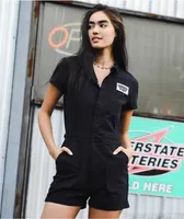 Lurking Class by Sketchy Tank Gas Black Romper