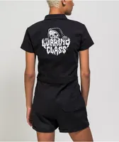 Lurking Class by Sketchy Tank Gas Black Romper