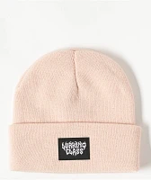 Lurking Class by Sketchy Tank Gas Station Box Logo Pink Beanie