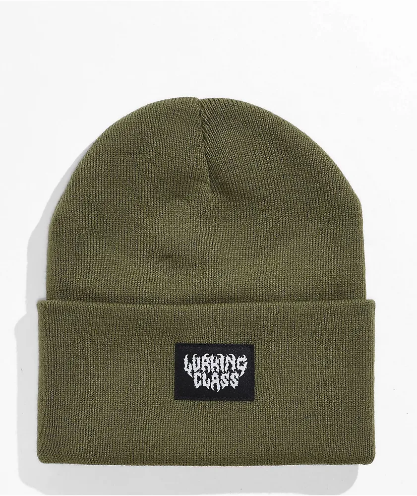 Lurking Class by Sketchy Tank Gas Station Olive Beanie