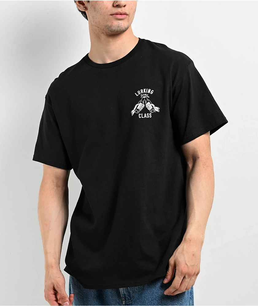 Lurking Class by Sketchy Tank Good Times Black T-Shirt