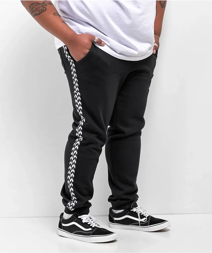 Lurking Class by Sketchy Tank Grave Check Black Sweatpants