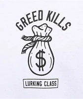 Lurking Class by Sketchy Tank Greed White T-Shirt