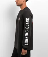 Lurking Class by Sketchy Tank Hearse Black Long Sleeve T-Shirt