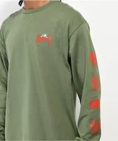 Lurking Class by Sketchy Tank Hesh Military Green Long Sleeve T-Shirt