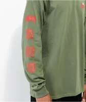 Lurking Class by Sketchy Tank Hesh Military Green Long Sleeve T-Shirt