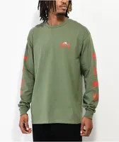 Lurking Class by Sketchy Tank Hesh Military Green Long Sleeve T-Shirt