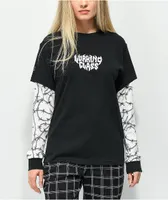 Lurking Class by Sketchy Tank How To Love Layered Long Sleeve T-Shirt